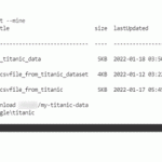 自分が作成したデータセットをダウンロードしたところ